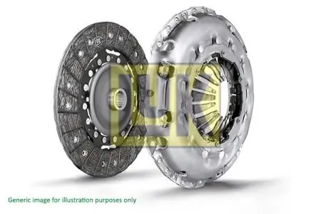 Комплект зчеплення Ssangyong Rexton 2.7 Xdi 04- (d=240mm) LuK 624 3301 09 (фото 1)