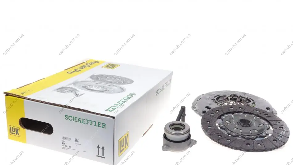 Комплект зчеплення VW T5/T6 2.0TDI/4motion 09-, 100/103kw LuK 624 3517 33 (фото 1)