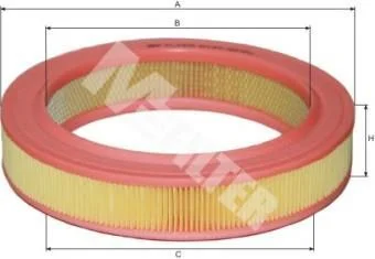 Фільтр повітряний Opel Ascona A/B/C/Corsa A/Kadett E 1.2-1.6 -93 M-FILTER A 127