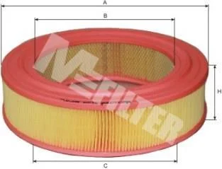 Фільтр повітряний W123 OM615 M-FILTER A 129