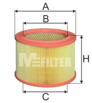 Фільтр повітряний Berlingo/Partner 1.8/1.9D 06.96>12.96 M-FILTER A 289
