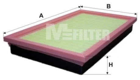 Фільтр повітряний Almera 96-/Primera 91-/Maxima 88-04/Murano 03- M-FILTER K 168