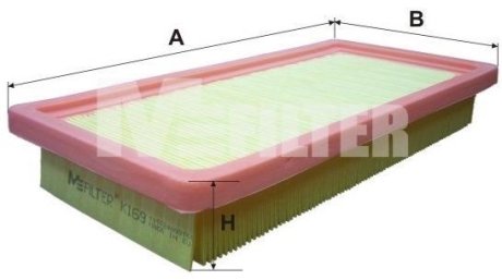 Фільтр повітряний Corolla/Rav 4 1.6-2.0 -05 M-FILTER K 169