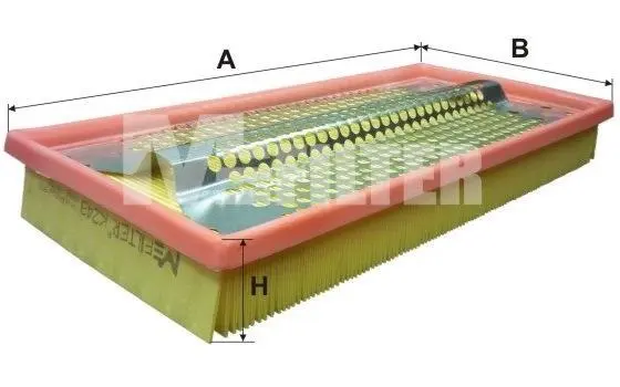 Фільтр повітряний S420/500 W140 M119 M-FILTER K 249 (фото 1)