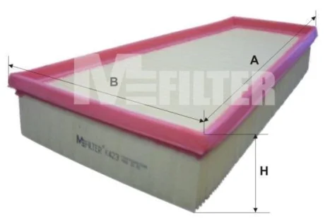 Фільтр повітряний Berlingo/Partner 2.0HDI -10.02 M-FILTER K 423