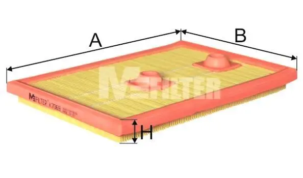 Фільтр повітряний VW/Skoda 1.2/1.4 TSI 12- M-FILTER K 7069 (фото 1)