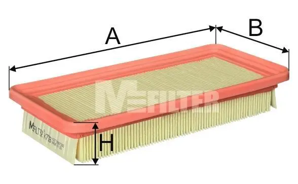 Фільтр повітряний Getz 1.1/1.3/1.4/1.6 02-09 M-FILTER K 728 (фото 1)
