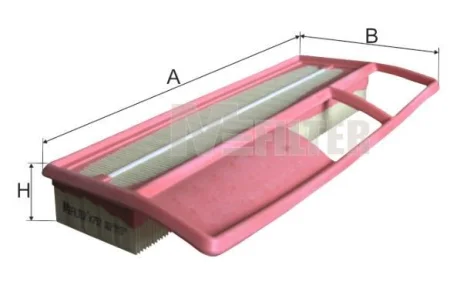 Фільтр повітряний M-FILTER K757