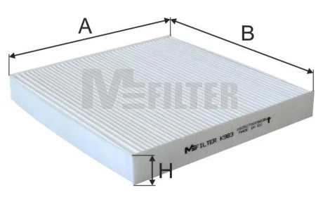 Фільтр салону Accord/Civic/CR-V III 03- M-FILTER K 983