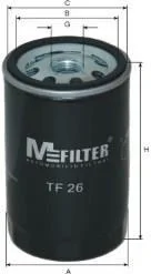 Фільтр масляний Caddy III 1.6i/Golf/Passat/Audi/Octavia/Amulet A11/A15 10- (бензин) M-FILTER TF 26