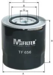 Фільтр оливний M-FILTER TF656 (фото 1)