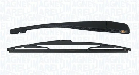 Важіль склоочисника із щіткою задн PEUGEOT 206 08.98-12.12 MAGNETI MARELLI 000723180108