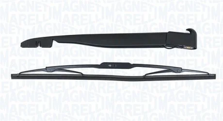Важіль склоочисника із щіткою задн CITROEN BERLINGO PEUGEOT PARTNER 07.96-12.15 MAGNETI MARELLI 000723180140