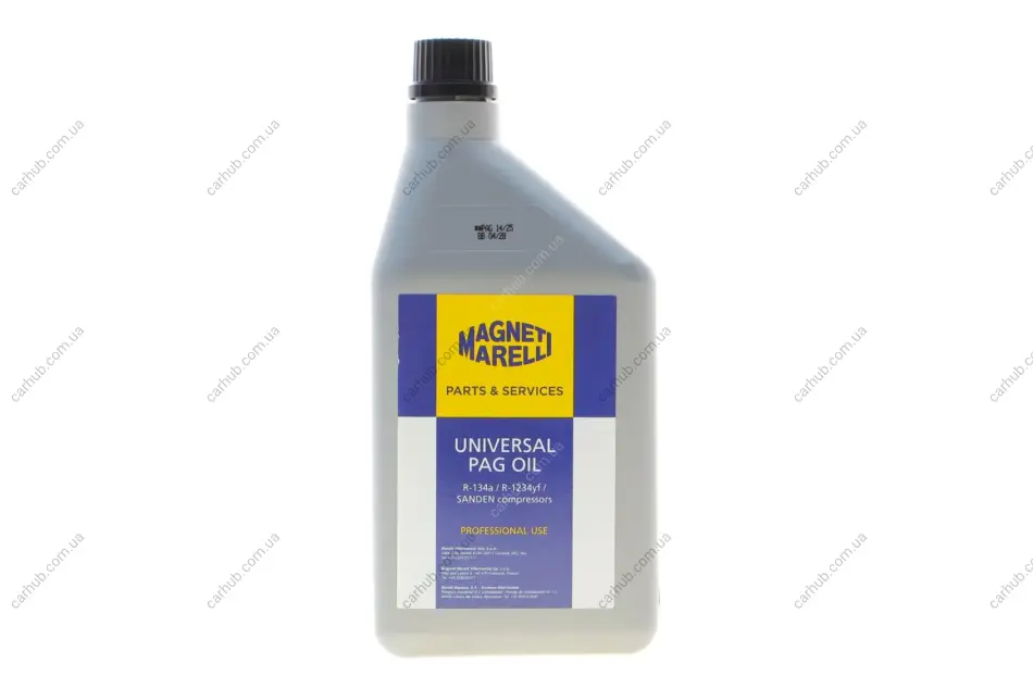 Олива компресорна універсальна PAG для R134a/R1234yf 1 л MAGNETI MARELLI 007950027090 (фото 1)