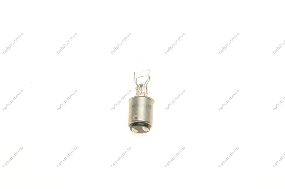 Автолампа P21/4W 12V 21/4W BAZ15d Стандарт (P21 4W 12V) MAGNETI MARELLI 008529100000 (фото 1)