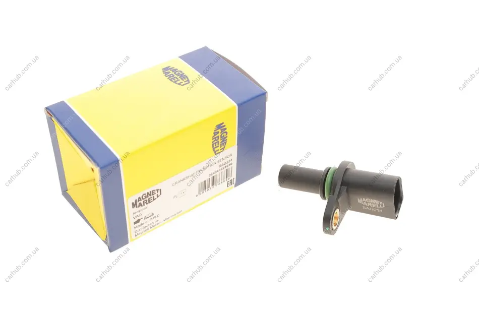 Датчик положення колінчастого вала AUDI A3 SEAT LEON, TOLEDO II SKODA OCTAVIA I, OCTAVIA II VW BORA, BORA I, GOLF IV, NEW BEETLE 1.4-3.2 09.96-12.13 MAGNETI MARELLI 064848221010 (фото 1)