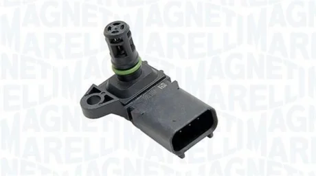 Датчик тиску у впускному колекторі (4 pin) VOLVO C30, S40 II, V50 FORD C-MAX, C-MAX II, FIESTA IV, FIESTA V, FIESTA VI, FOCUS C-MAX, FOCUS II, FOCUS III, FUSION, KA, STREET KA 1.2-4.2 09.96-02.20 MAGNETI MARELLI 215810003300