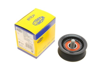 Фото ролик генератора Opel Astra H 1.9 CDTI 04-10 (паразитний) (MPQ0354) MAGNETI MARELLI 331316170354 Ролик генератора Opel Astra H 1.9 CDTI 04-10 (паразитний) (MPQ0354) MAGNETI MARELLI 331316170354