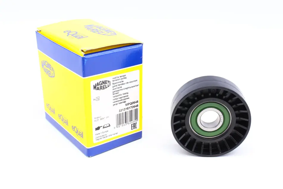 Ролик генератора VW Passat 2.0 FSI 05-10 (натяжний) (MPQ0648) MAGNETI MARELLI 331316170648 (фото 1)