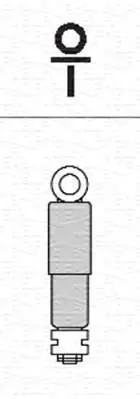 Амортизатор задн лів/прав OPEL ASTRA F, ASTRA F CLASSIC, KADETT D, KADETT E 1.2-2.0 08.79-01.05 MAGNETI MARELLI 351886070000 (фото 1)