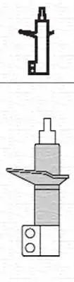 Амортизатор передн прав OPEL ASTRA H, ASTRA H CLASSIC, ASTRA H GTC, ZAFIRA B 1.2-2.2 01.04-04.15 MAGNETI MARELLI 352114070100 (фото 1)