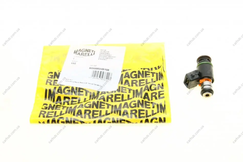 Паливний інжектор FORD GALAXY I VW CORRADO, GOLF III, GOLF IV, PASSAT B3/B4, SHARAN, TRANSPORTER T4, VENTO 2.3-2.9 06.91-06.06 MAGNETI MARELLI 805000346108 (фото 1)