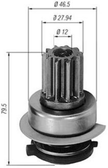 Бендикс стартера VW Golf II/T 4 1.6-2.0 88-03 (AMB0291) MAGNETI MARELLI 940113020291