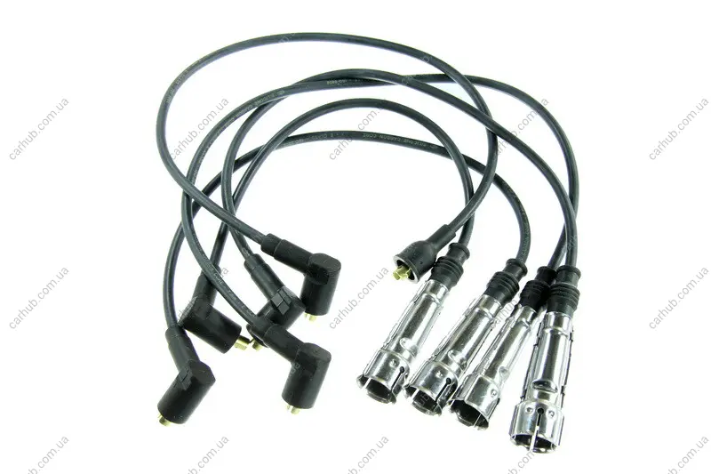 Комплект проводів запалювання AUDI 50 VW CADDY I, DERBY, GOLF I, JETTA I, PASSAT B1, PASSAT B2, POLO, POLO CLASSIC, POLO II, SANTANA, SCIROCCO, TRANSPORTER T2, TRANSPORTER T3 0.9-2.0 08.68-07.92 MAGNETI MARELLI 941318111155 (фото 1)