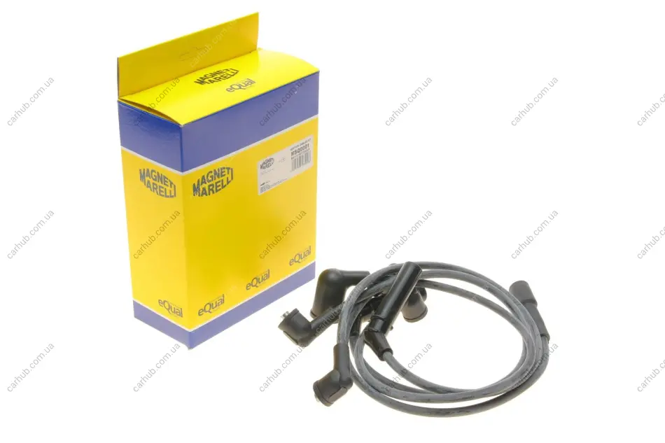 Провід запалювання Daewoo Matiz 0.8 98- (к-кт) (MSQ0001) MAGNETI MARELLI 941319170001 (фото 1)