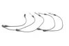 Проводи запалювання Audi A6 2.0 94-97/VW Passat 1.6 96-00 (к-кт) (MSQ0103) MAGNETI MARELLI 941319170103 (фото 9)