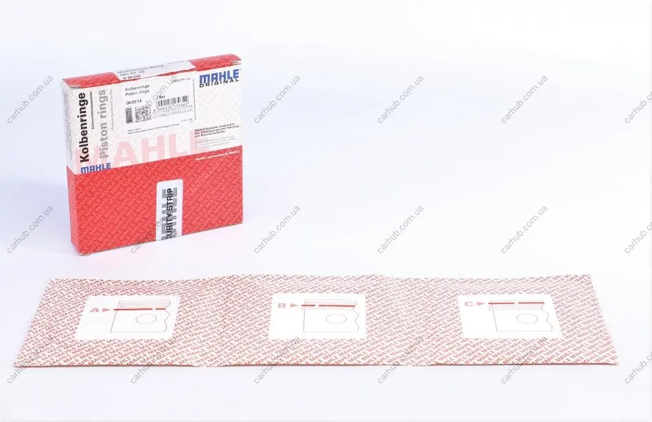 Кільця поршневі MB Sprinter 2.9TDI (89.50mm/+0.5) (2.5-2-3) MAHLE / KNECHT 001 01 V2 (фото 1)