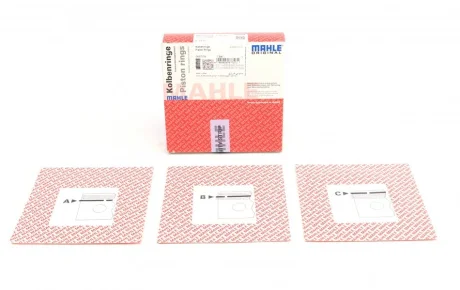 Кільця поршневі MB Sprinter OM642 (83.50mm/+0.5) (2-2-2) MAHLE MAHLE / KNECHT 005 23 N2
