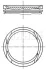 Поршень 72,4 (+0,40 1-1,2-2) FIAT 500L, BRAVO II, DOBLO, DOBLO CARGO, IDEA, PUNTO, STILO, TIPO LANCIA MUSA, YPSILON 1.4/1.4LPG 09.03- MAHLE / KNECHT 010 05 01 (фото 1)