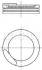 Поршень Opel Astra F/G/Vectra A/B 1.6i 88-05 (80mm/+1.0) MAHLE / KNECHT 011 08 12