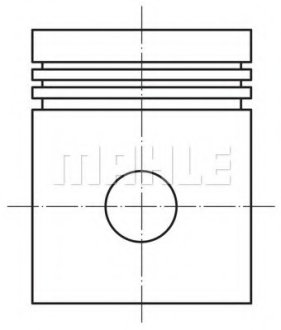Поршень Opel Astra G/H/Vectra B/C 1.8 16V 95-05 (80.5mm/STD) MAHLE MAHLE / KNECHT 012 02 00