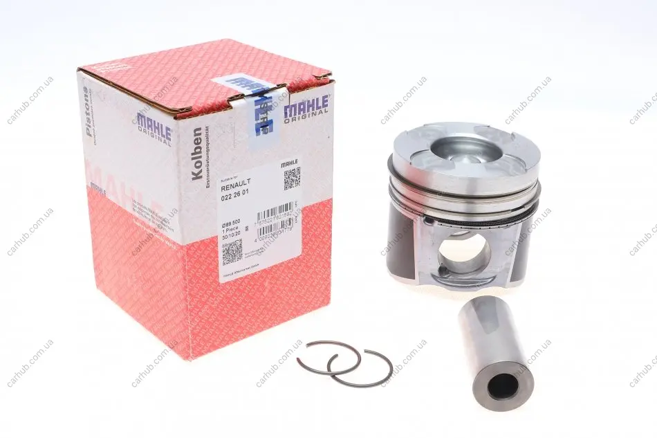 Поршень Renault Trafic/Master/Opel Vivaro 2.5CDTi (89.50mm/+0.5) (G9U) MAHLE MAHLE / KNECHT 022 26 01 (фото 1)