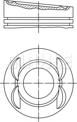 Поршень MAHLE / KNECHT 0280300 (фото 1)