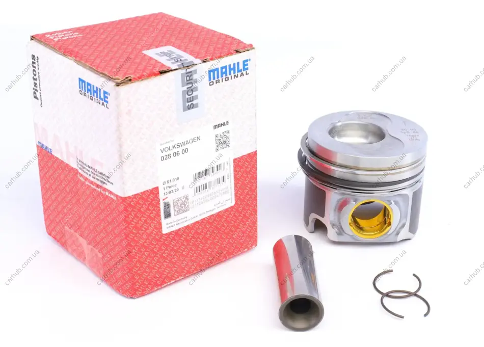 Поршень VW Caddy III/Passat 2.0 TDI 03-09 (81.01mm/STD/cyl.1-2) MAHLE / KNECHT 028 06 00 (фото 1)