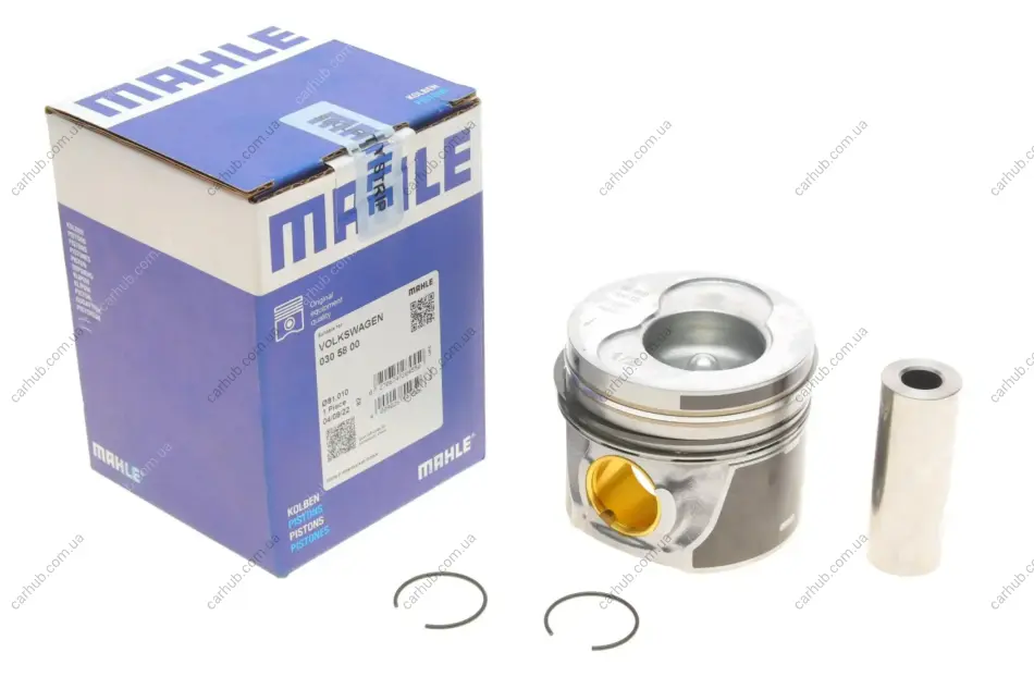 Поршень VW LT 2.5TDI (81.01mm/STD) (1-2 циліндр) MAHLE MAHLE / KNECHT 030 58 00 (фото 1)