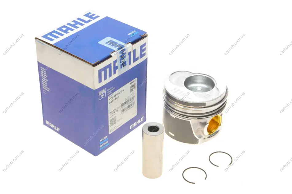Поршень VW LT 2.5TDI (81.51mm/+0.5) (1-2 циліндр) MAHLE MAHLE / KNECHT 030 58 02 (фото 1)