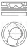 Поршень Audi A3/A4/Skoda Fabia/VW Golf/Touran 1.9tdi 04- (80.01mm /+0.50) (1-2 цил.) MAHLE / KNECHT 030 65 02 (фото 1)