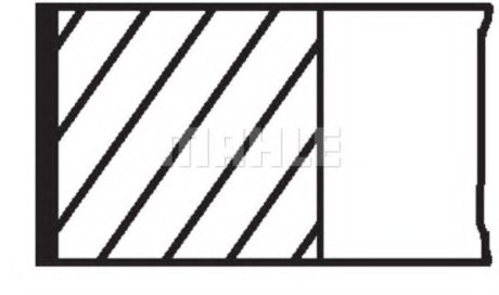 Кільця поршневі Audi A3/Porsche Cayenne/VW T5/Touareg 3.2 V6 02-09 (84.00mm/STD) (1.2-1.5-2) MAHLE MAHLE / KNECHT 030 74 N0