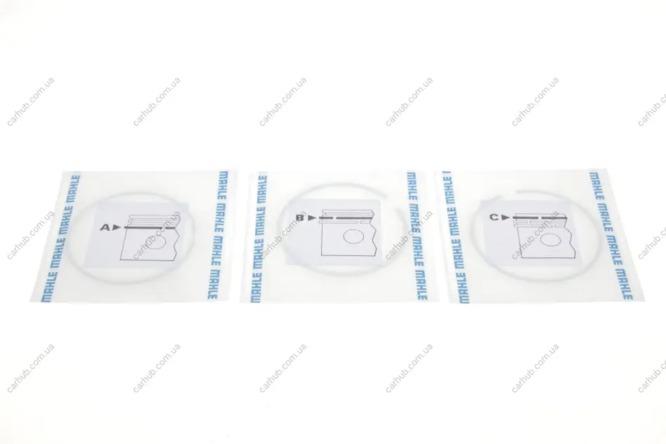 Кільця поршневі VW 1.6 04- ALZ/AHL/BGU/BSE/BFQ (81.51mm/+0.51) (1-1.2-2) MAHLE MAHLE / KNECHT 030 77 N1 (фото 1)