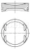Поршень 76,51 (STD 1,2-1,5-2,5) SEAT LEON, TOLEDO II VW BORA, BORA I, GOLF IV 1.6 02.00-06.06 MAHLE / KNECHT 030 99 00