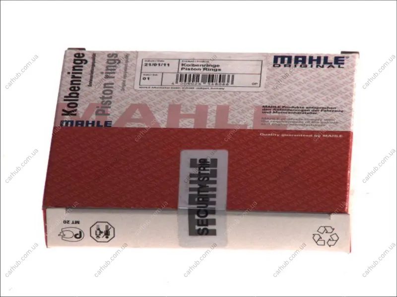 Кільця поршневі VW Passat 1.8 96- (81.01mm/STD) (1.5-1.75-2) MAHLE MAHLE / KNECHT 033 16 N0 (фото 1)