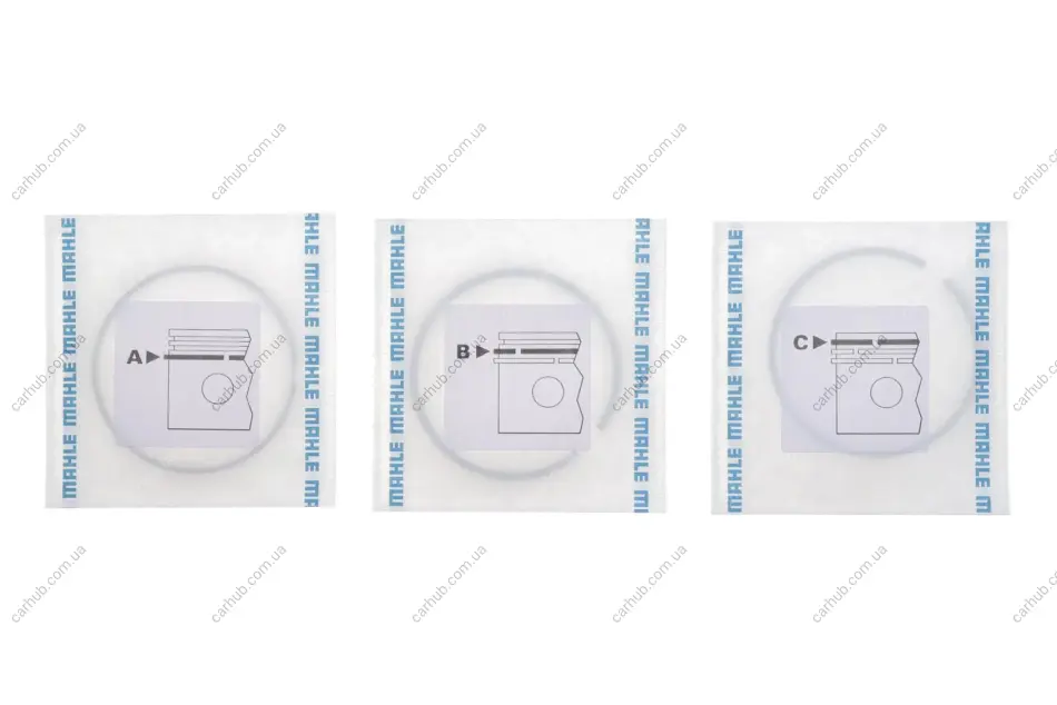 Кільця поршневі VW Caddy III 2.0EcoFuel/T5 2.0 03-15 (83.00mm/ +0.50)(1. M 1.2 N2. NM 1.53. DSF 2.0 Cr) MAHLE MAHLE / KNECHT 033 19 N3 (фото 1)