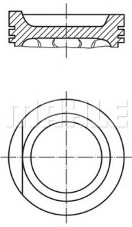 Поршень GOLF III/PASSAT B3/B4 2.0 89-02 (83,01mm) MAHLE / KNECHT 034 99 01