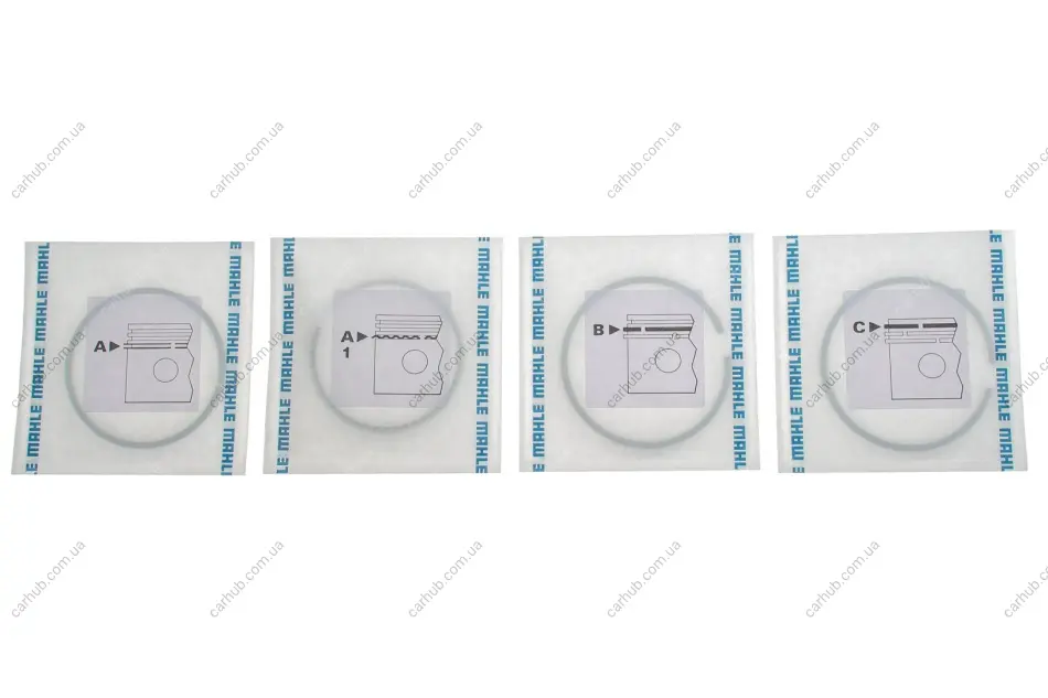 Кільця поршневі Peugeot 205/309/405 1.6i 82-94 (83.00mm/STD) (1.75-1.75-4) MAHLE / KNECHT 039 76 V0 (фото 1)