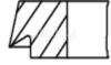 75 1-1-2 Комплект поршньових кілець DS DS 3 CITROEN C1 II, C3 AIRCROSS I, C3 AIRCROSS II, C3 II, C3 III, C4 CACTUS, C-ELYSEE, DS3 OPEL CROSSLAND X / CROSSLAND PEUGEOT 108 1.2/1.2LPG 03.12- MAHLE / KNECHT 039 RS 00120 0N0 (фото 2)