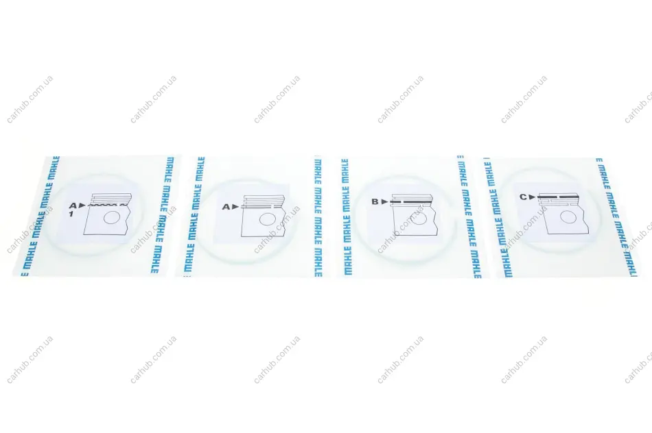 Кільця поршневі BMW 1/2/3/4/5/6/7/X3/X4/X5/X6 3.0i (N54/N55) 06- (84.00mm/STD) (1.2-1.5-2.0) MAHLE MAHLE / KNECHT 081 RS 00111 0N0 (фото 1)